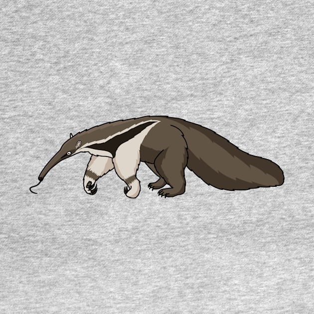 Anteater happy cartoon illustration by Cartoons of fun